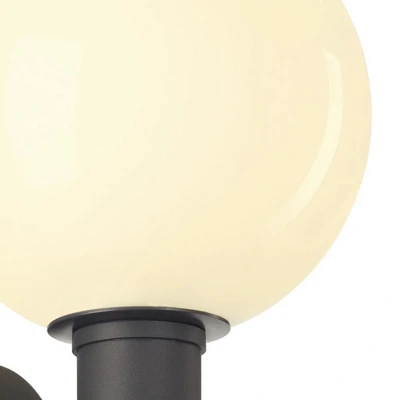 Afbeelding van SLV GLOO PURE 1002002 LED buitenlamp (wand) E27 23 W Antraciet