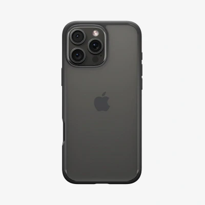 Afbeelding van Spigen iPhone 16 Pro Max Crystal Hybrid hoesje (matzwart)
