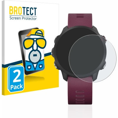 Afbeelding van BROTECT Screenprotector voor Garmin Forerunner 245 / Music 45 Folie Beschermfolie matte (2 Stuks)