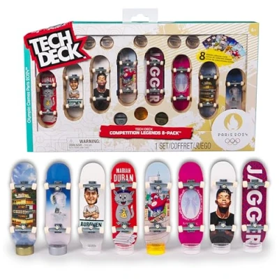 Image de Coffret Jeux Olympiques Paris 2024 Tech Deck 8 Finger Skates