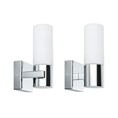 Image de Applique murale pour salle de bain Paulmann Gemini E14 40 W chrome IP44