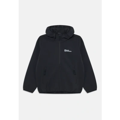 Afbeelding van Jack Wolfskin FOUR Winds Jacket KIDS Unisex Softshelljas voor kinderen, Maat: 128, Black