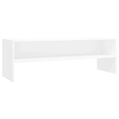 Afbeelding van vidaXL TV kast, wit, 120 x 40 cm, bewerkt hout