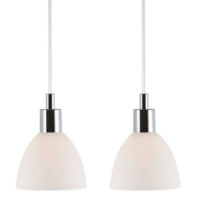 Afbeelding van Nordlux, Hanglamp, Ray 2 kit, pendelarmatuur, chroom (E14)