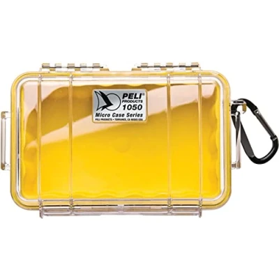 Afbeelding van Peli™ Case 1050 Microcase geel transparant