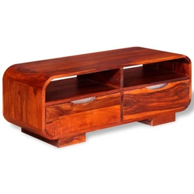 Afbeelding van Salontafel 90x40x35 cm massief sheeshamhout
