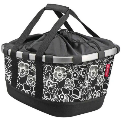 Afbeelding van KLICKfix Bikebasket voor volwassenen, uniseks, fleur zwart, afmetingen: 33 x 27 42 cm