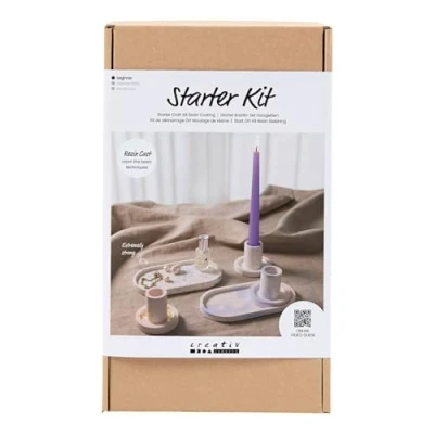 Afbeelding van Creativ Company Starter Hobbyset Hars Gieten Kandelaren en Dienbladen