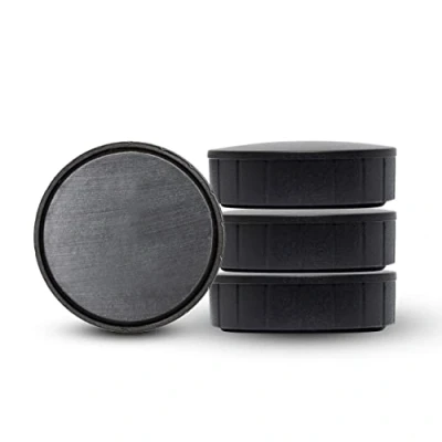 Afbeelding van Maul Magneet Solid 32mm Trekkracht 1kg Blister 4 Zwart Magneten