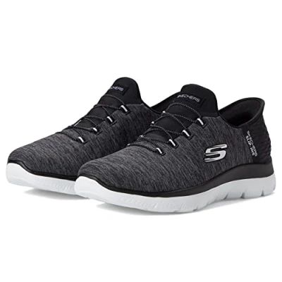 Afbeelding van Skechers Sneakers laag, Dames, Maat: 38, Black Textiel