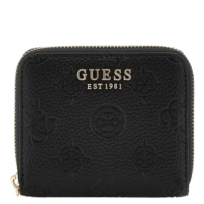 Afbeelding van Guess Cresidia Small ZIP Around Portemonnee, Dames, Maat: One Size, Black