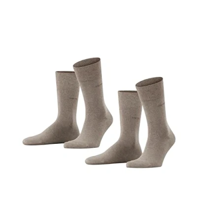 Afbeelding van Esprit Basic EASY 2PACK UNI Sokken, Heren, Maat: 47 50, Nutmeg mel (5410)