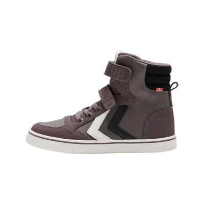 Afbeelding van Hummel Slimmer Stadil Sneakers hoog voor kinderen, Maat: 37, Sparrow Leer
