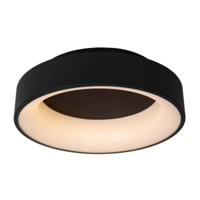 Afbeelding van Lucide MIRAGE Plafonnière Ø 38 cm LED Dimb. 1x22W 2700K Zwart