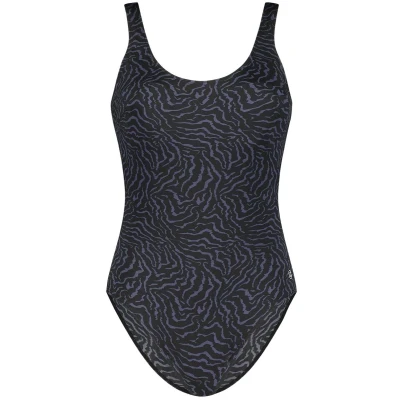 Afbeelding van Ten Cate Soft Cup Shape badpak dames zwart dessin