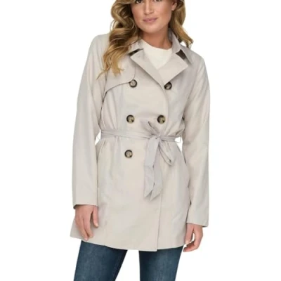 Afbeelding van ONLY ONLVALERIE TRENCHCOAT OTW NOOS Dames Jas Moonbeam