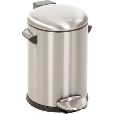 Afbeelding van Eko pedaalemmer belle deluxe 3 l, mat RVS
