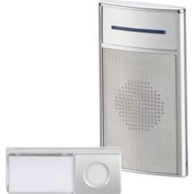 Afbeelding van Draadloze deurbel Complete set Met flitslicht, naambord Heidemann 70845 HX Speaker