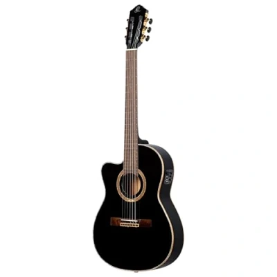 Afbeelding van Ortega RCE138L T4 BK Lefthand Klassieke gitaar voor linkshandigen