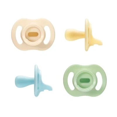 Afbeelding van Tommee Tippee Ultra lichte StayPut Fopspeen, 0 6 maanden, set van 4 BPA vrije Siliconen fopspeen uit één stuk, Roze