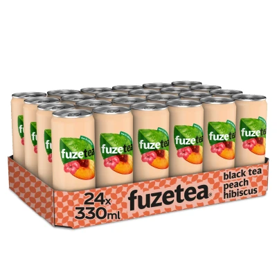 Afbeelding van Fuze Tea Peach Hibiscus 24x33cl