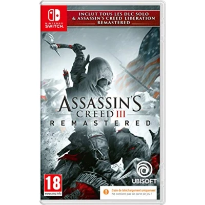 Afbeelding van Assasin&#039;s Creed 3 Remastered Ubisoft Nintendo Switch Code in Box