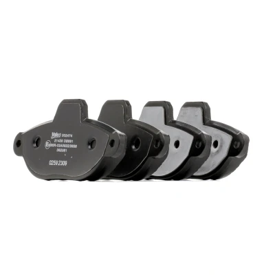 Afbeelding van VALEO 302474 Remblokkenset Vooras Excl. slijtage waarschuwingscontact Met anti kreukplaat FORD: KA Hatchback