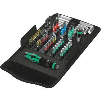 Afbeelding van Wera 52 delige accessoireset incl. etui Kraftform Kompakt 100