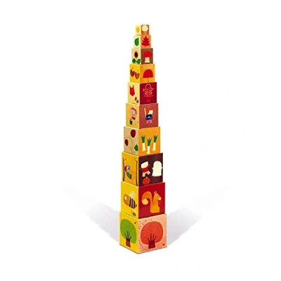 Image de Janod Pyramide carrée &#039;&#039;Les 4 saisons&#039;&#039;