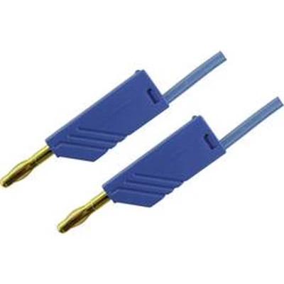 Afbeelding van SKS Hirschmann MLN 50/2,5 BL Meetsnoer [Banaanstekker 4 mm Banaanstekker mm] 0.50 m Blauw 1 stuk(s)