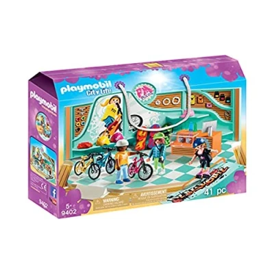 Afbeelding van PLAYMOBIL Fiets en skatewinkel 9402