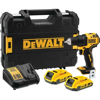 Image de DEWALT DCD708D2T QW Perceuse visseuse sans fil 18V XR Brushless en TSTAK (2x 2.0Ah batterie + chargeur)