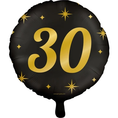 Afbeelding van Helium Ballon 30 jaar Classy 45cm per stuk
