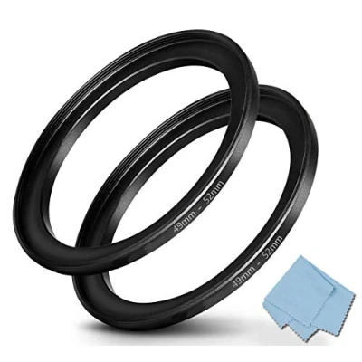 Afbeelding van Komet Set van 2 Step Up ringen 49 mm tot 52 (49 lens naar filter)