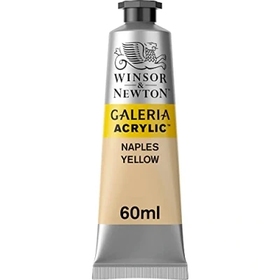Afbeelding van Winsor &amp; Newton Acryl Galeria, 60 ml, napelgeel, serie 1