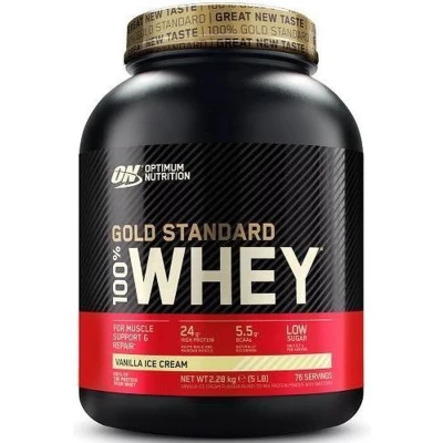 Afbeelding van Optimum Nutrition 100% Whey Gold Standard 2270gr Vanille