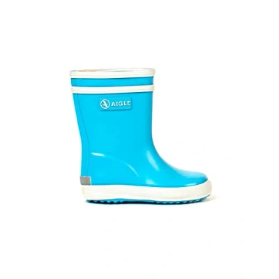Afbeelding van Aigle Baby Flac neon regenlaarzen, uniseks, kinderen, Hemelsblauw