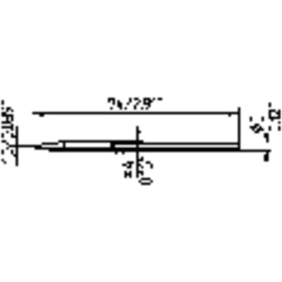 Afbeelding van Ersa 212 CD LF soldeerpunt Beitelvorm Grootte 1 mm Inhoud: stuk(s)
