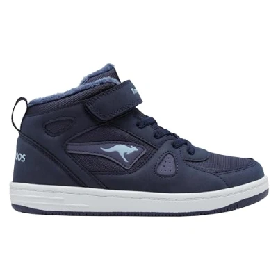 Afbeelding van KangaROOS K CP Kalley II EV hoge unisex kindersneaker warme voering blauw