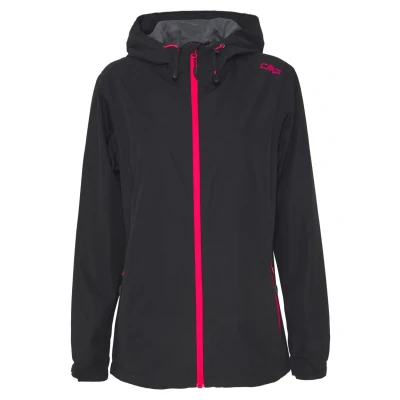 Afbeelding van CMP Woman Jacket FIX HOOD Regenjas, Dames, Maat: 36, Antracite/gloss