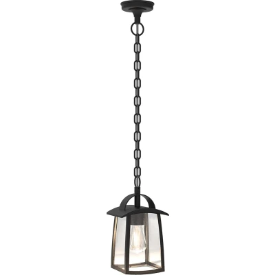 Afbeelding van LUTEC Kelsey Hanglamp voor buiten E27 Zwart