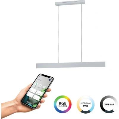 Afbeelding van EGLO connect.z Andreas Z hanglamp LED Grijs