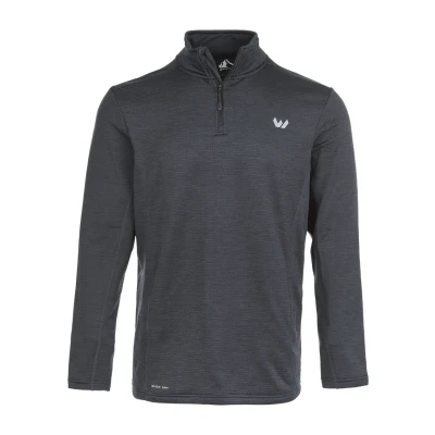 Afbeelding van Whistler Midlayer Kalle Waffle Longsleeve, Heren, Maat: 3XL, Black