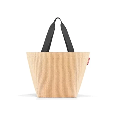 Afbeelding van Reisenthel Shopper M Handtas 15L Raffia Zwart