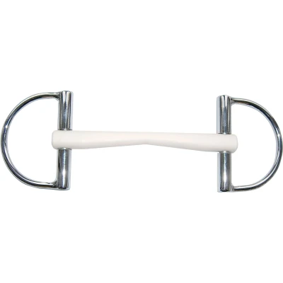 Image de Sprenger Mors en D Duo Plastic 16mm Non Brisé Blanc 12cm