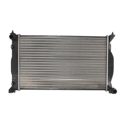 Afbeelding van THERMOTEC D7A039TT Radiateur Aluminium, Kunststof voor voertuigen met airco 632 399 34 Handgeschakeld Koelribben mechanisch gelast AUDI: A4 B6 Avant