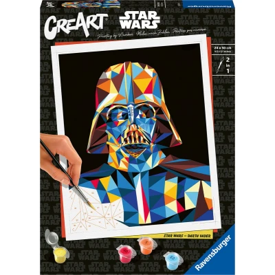 Afbeelding van CreArt Schilderen op Nummer Star Wars Darth Vader