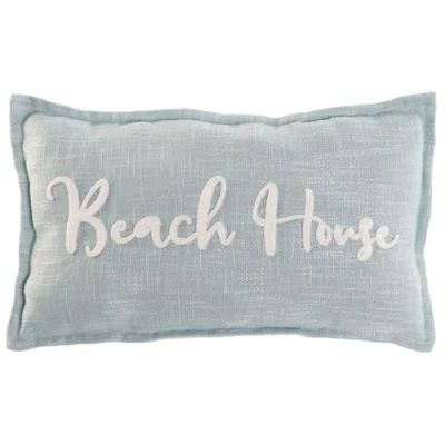 Afbeelding van Kussen Home ESPRIT Beach Wit Hemelsblauw Mediterrane 60 x 10 35 cm