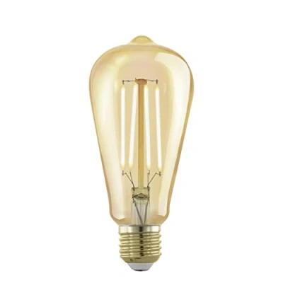 Afbeelding van EGLO LED Lamp E27 Ø 6,4 cm ST64 Amber 1700K Dimbaar