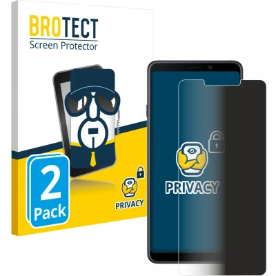 Afbeelding van BROTECT privacy screenprotector voor Samsung Galaxy A9 2018 Folie Beschermfolie Blauwlichtfilter (2 Stuks)